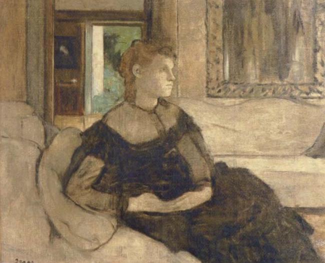 Edgar Degas Mme Theodre Gobillard oil painting image